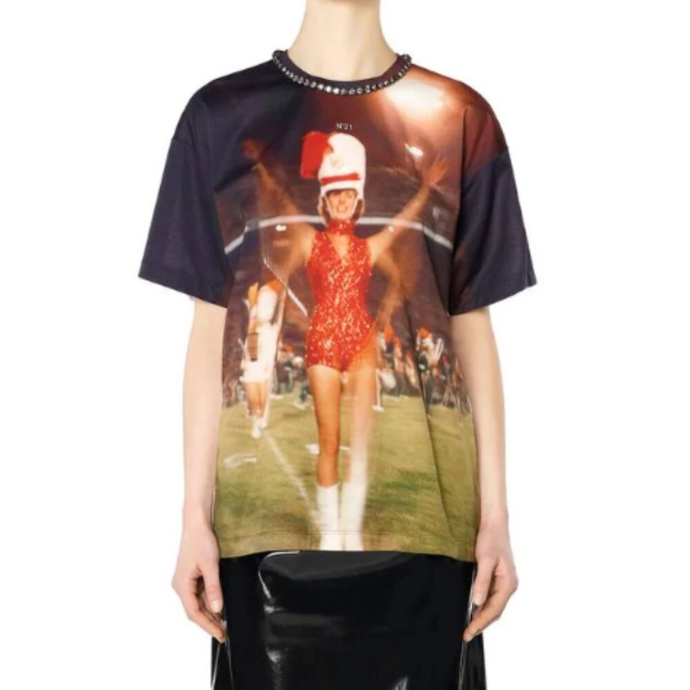 BNWT AW18 N21 CHEERLEADER TSHIRT 44